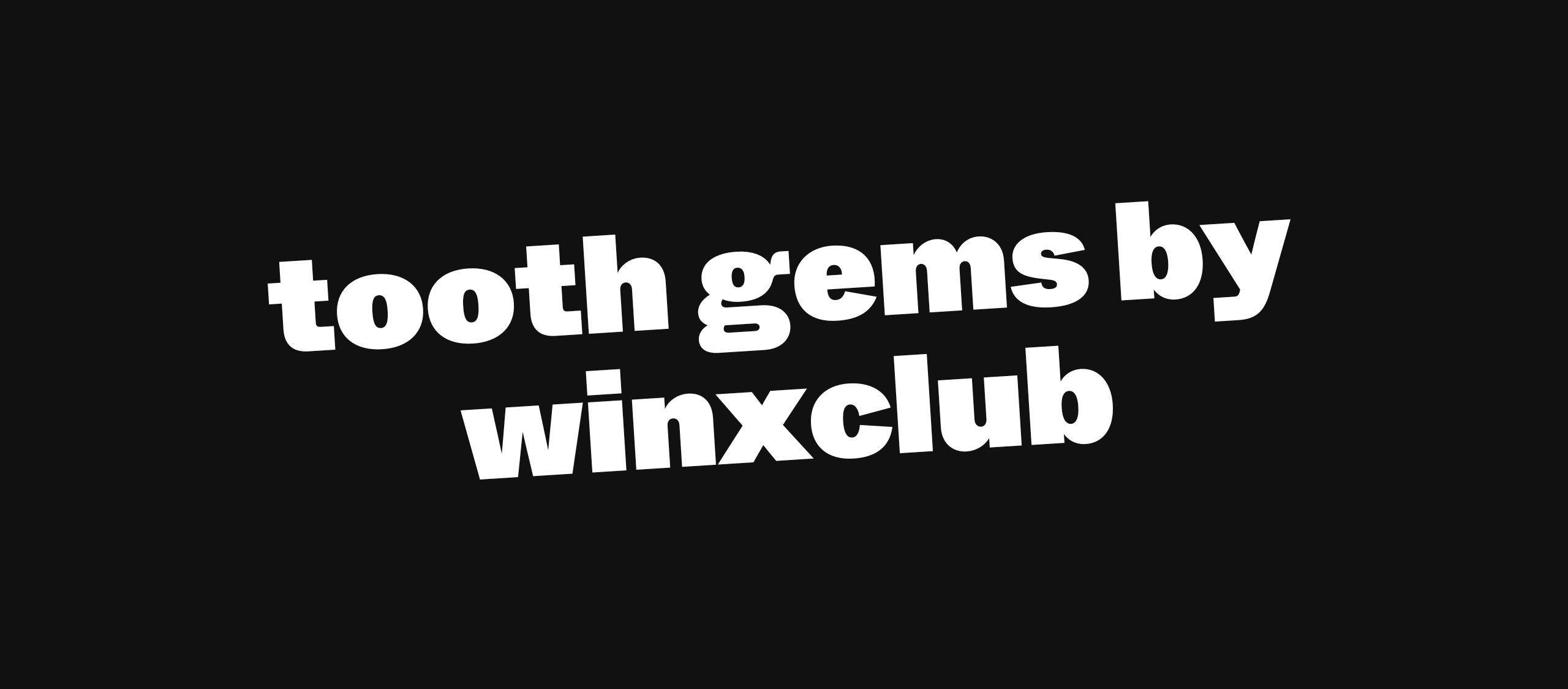 tooth gems by winxclub