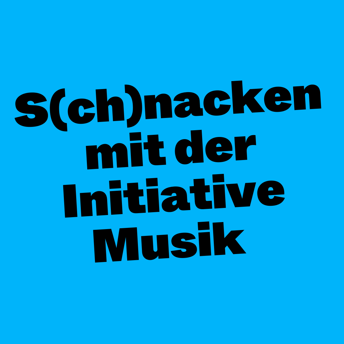 S(ch)nacken mit der Initiative Musik und GVL